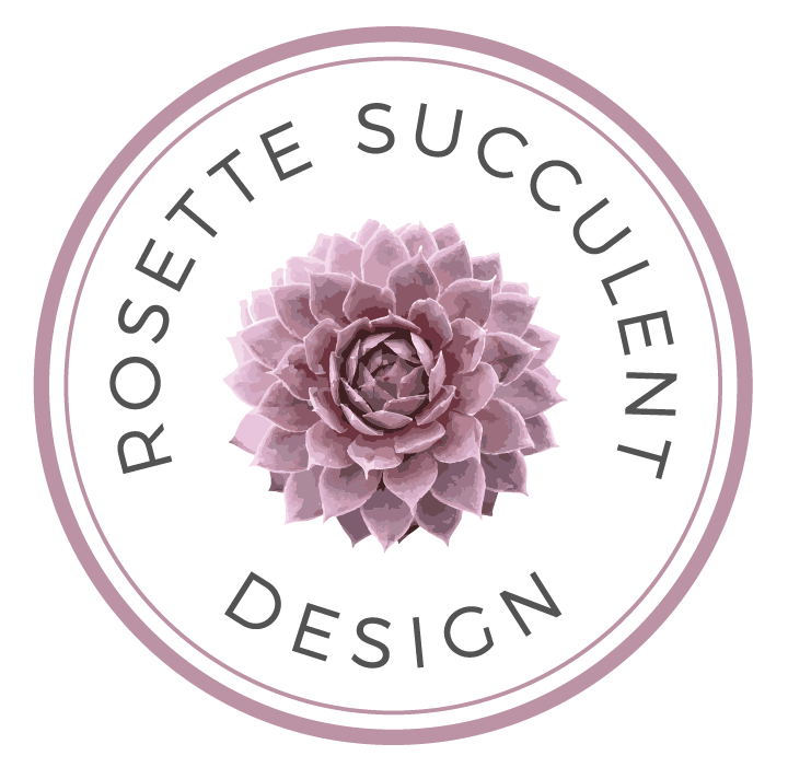 Rosette Succulent Design-Handmade with Love